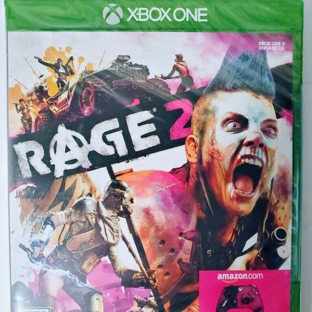Rage 2 Xbox One Video Game With Exclusive Controller Skin Bethesda New Sealed